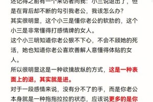 20年的小三怎么断