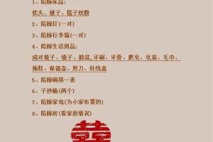 结婚新娘需要准备什么