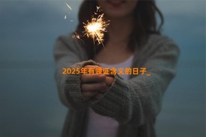 2025年有领证含义的日子