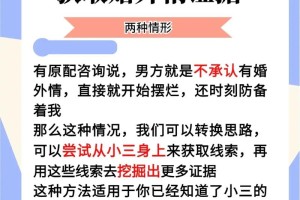 怎样收集婚外情的证据