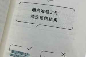 在说出我的决定之前，通常需要做哪些准备工作