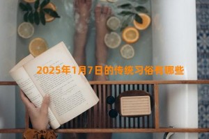 2025年1月7日的传统习俗有哪些