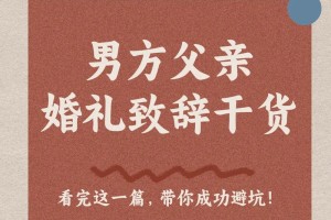 给新郎父亲的婚礼致辞加点情感元素怎么样