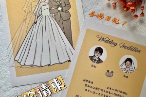 个性婚礼请帖上通常会包含哪些元素