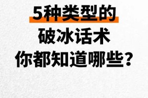 如何用幽默的话术破冰