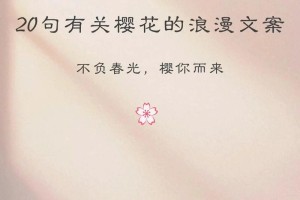 给我提供一些关于樱花的文案