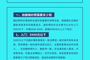 他们家的婚纱摄影套餐价格一般是多少