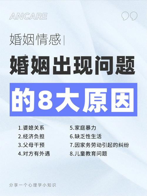 婚姻问题出现的原因 婚姻出现问题的表现
