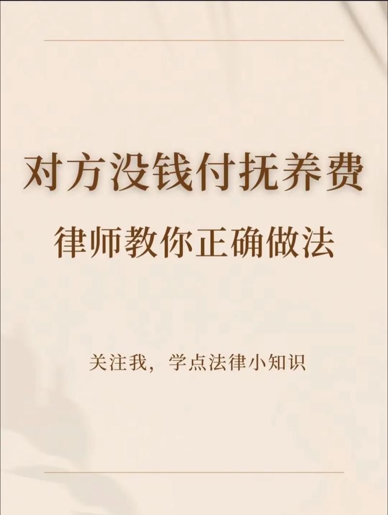 如果对方不支付抚养费，我该如何应对