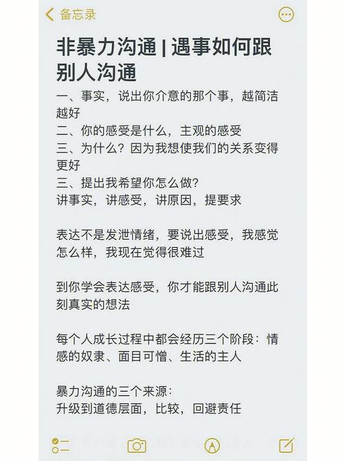 说说怎么用非暴力沟通来表达我对他们的不满