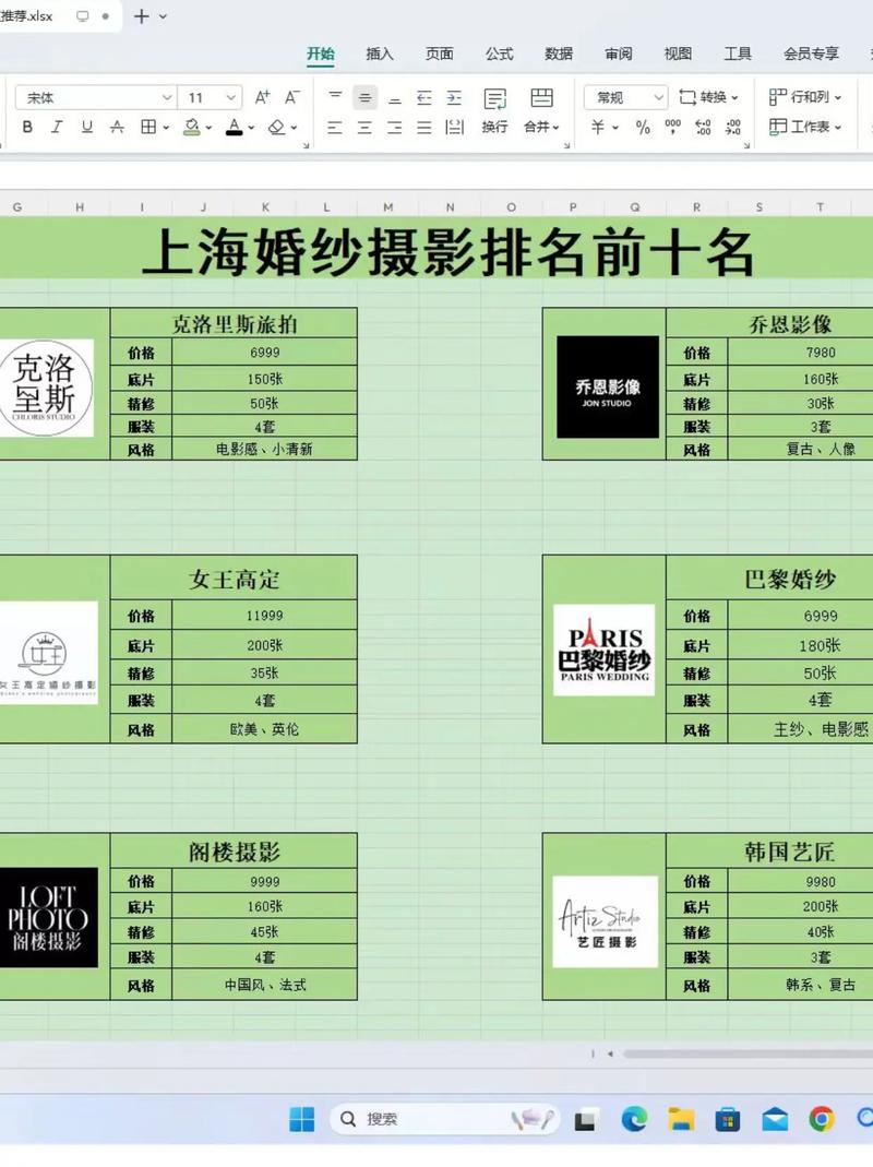 上海有没有性价比高的婚纱摄影套餐推荐