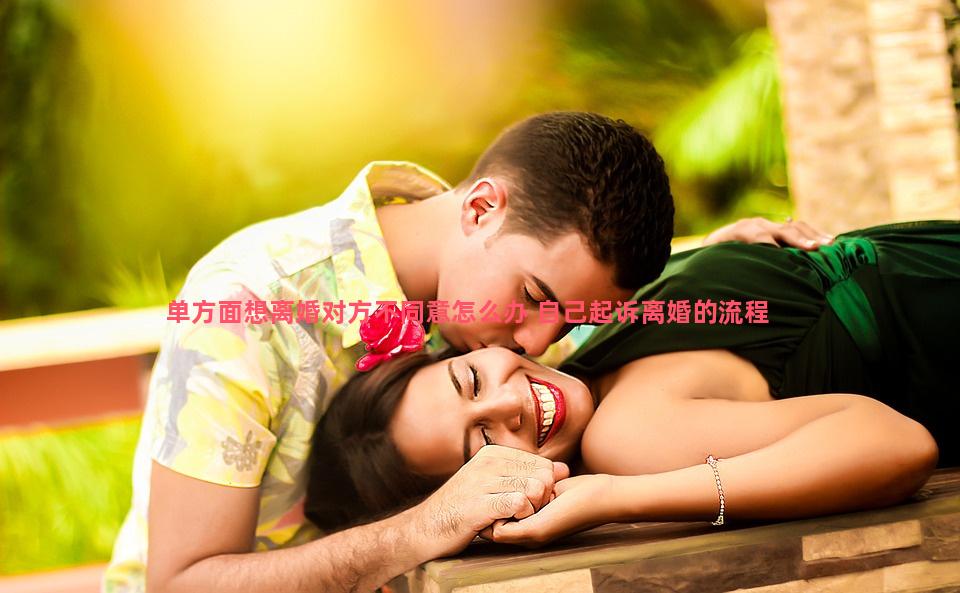 单方面想离婚对方不同意怎么办 自己起诉离婚的流程