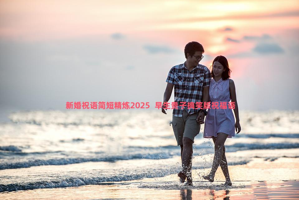 新婚祝语简短精炼2025  早生贵子搞笑版祝福语