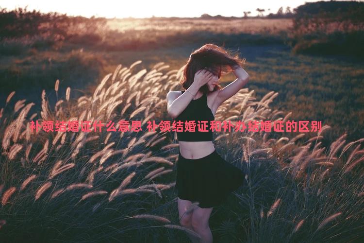 补领结婚证什么意思 补领结婚证和补办结婚证的区别