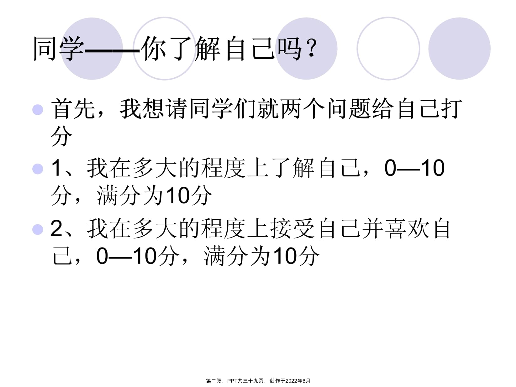 自我接纳包含哪几个方面的内容呢