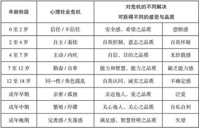 心理社会危机理论是什么