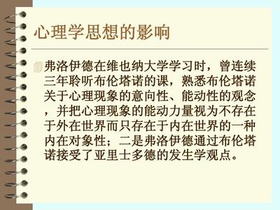 精神分析学派弗洛伊德的观点