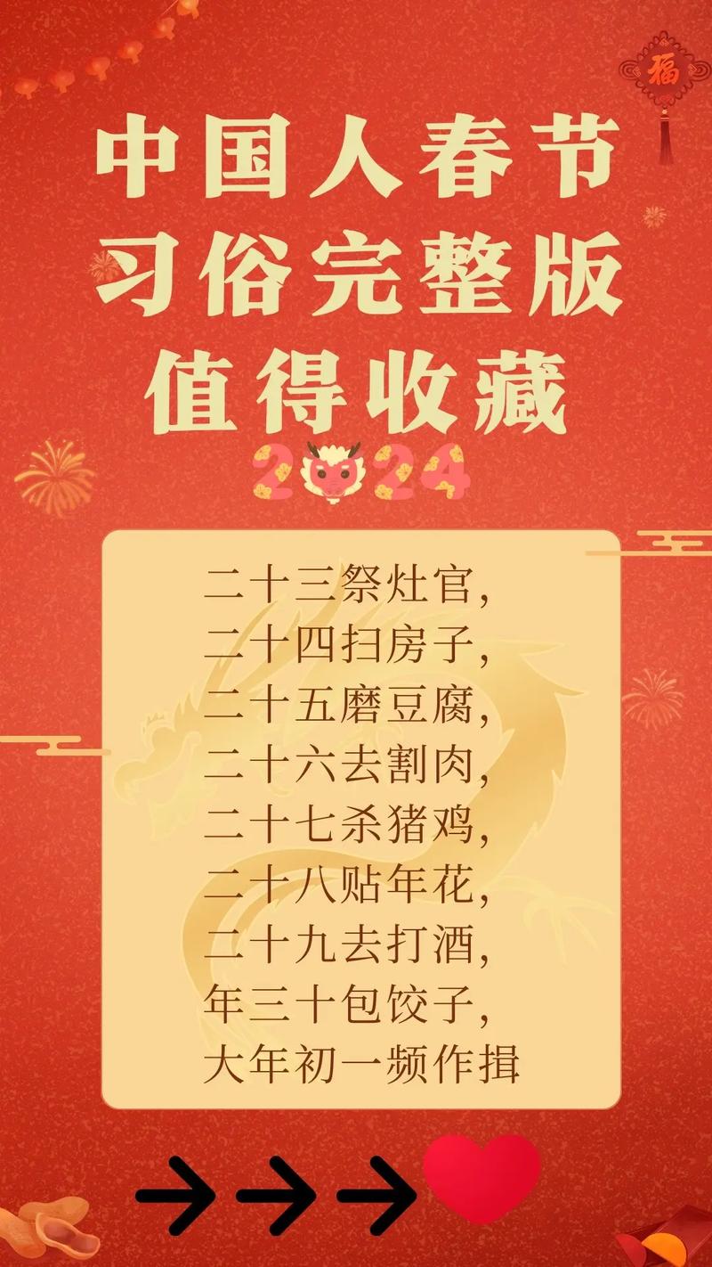 关于春节的习俗你知道几个
