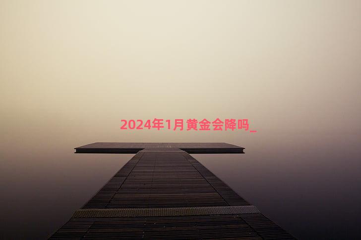 2024年1月黄金会降吗
